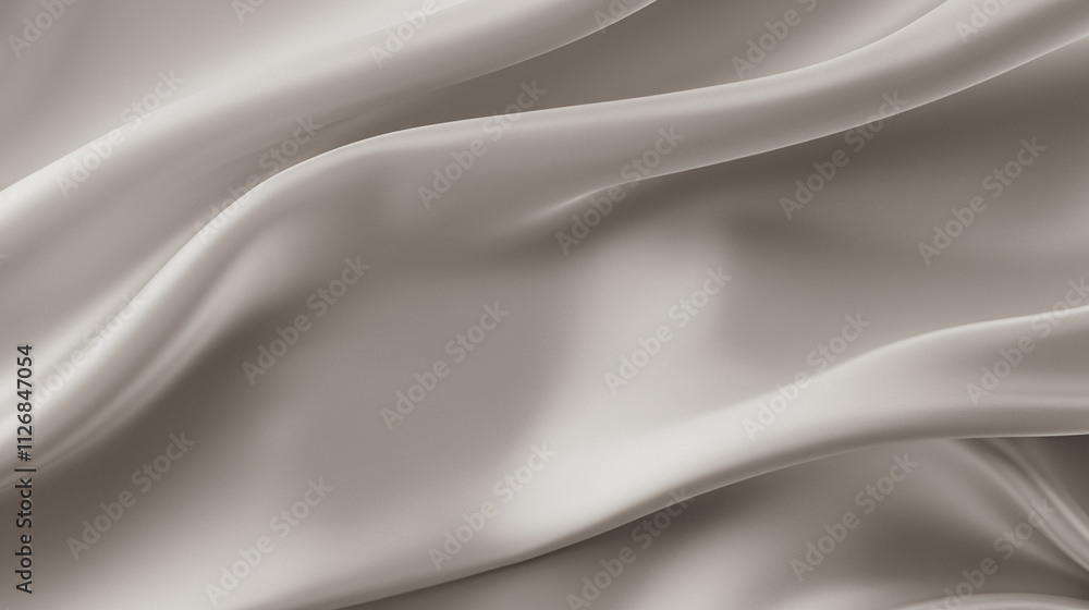 Fototapeta premium Abstract textile background, silk fabric flows, shiny smooth fabric, luxurious wave