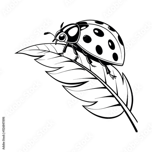 illustration of a ladybug photo