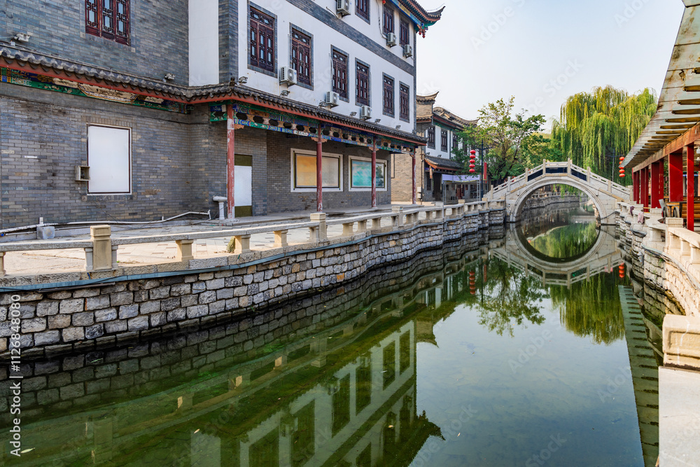 Luanzhou City, Hebei province Luanzhou ancient city landscape Luanzhou City, Hebei province Luanzhou ancient city landscape