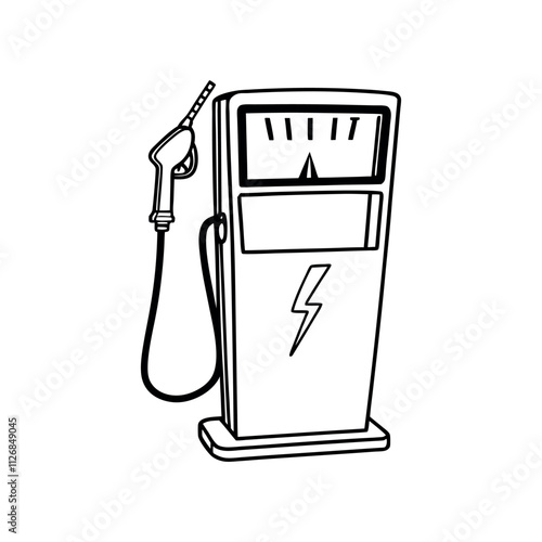 gas pump illustration