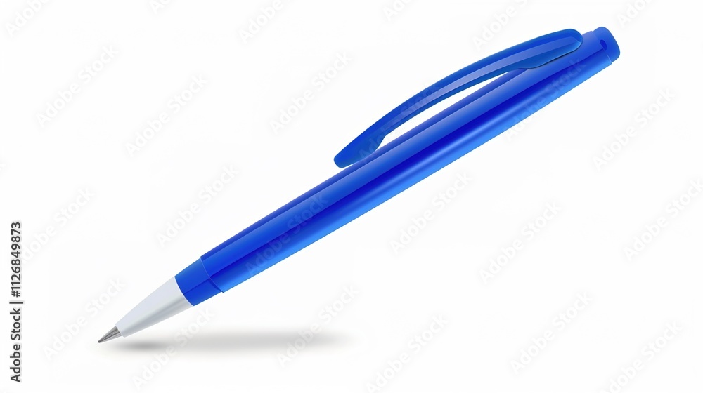Ballpoint pen isolated on white background Ballpoint pen isolated on white background