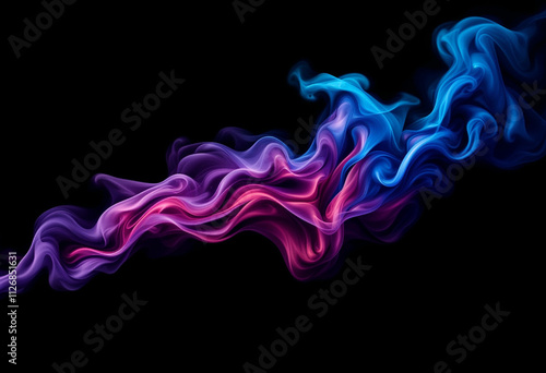 abstract colorful smoke