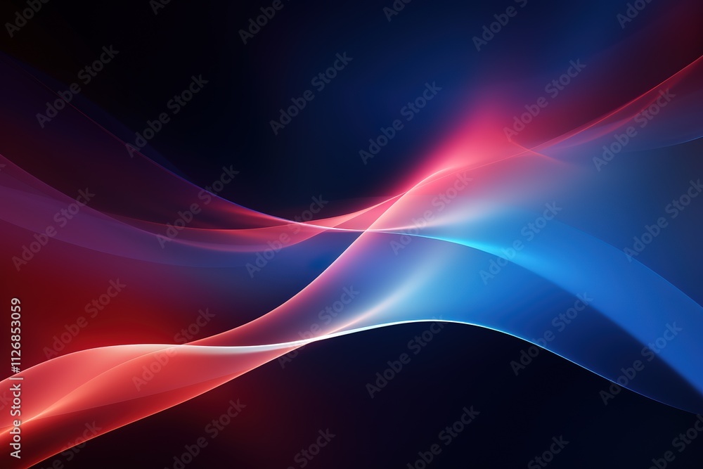 Naklejka premium Abstract wave background, trendy pattern 