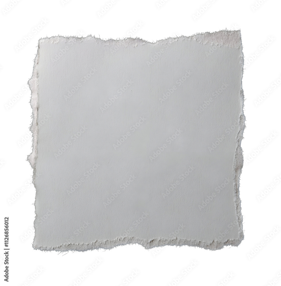 Obraz premium square white paper ripped message torn 