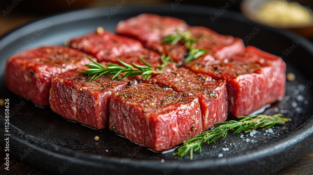 a close up of a meat a close up of a meat
