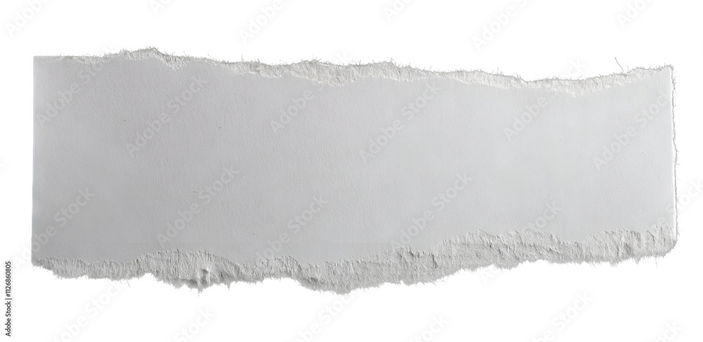 Naklejka premium white paper ripped message torn