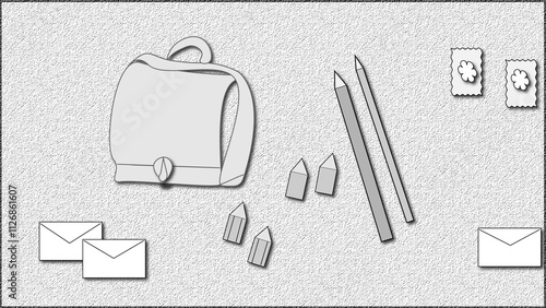 mail box and letters