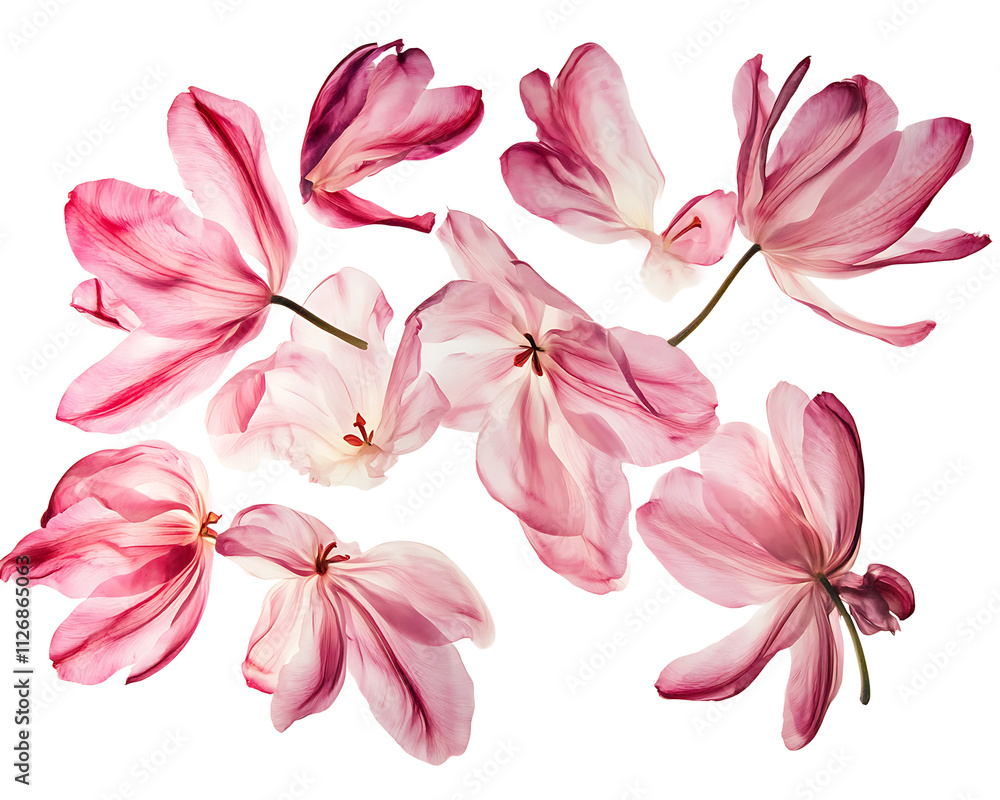 Beautiful Pink Magnolia Flowers Beautiful Pink Magnolia Flowers