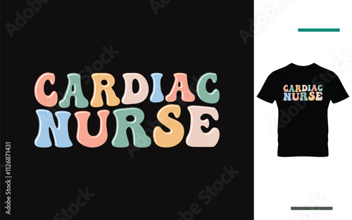Cardiac nurse t shirt design