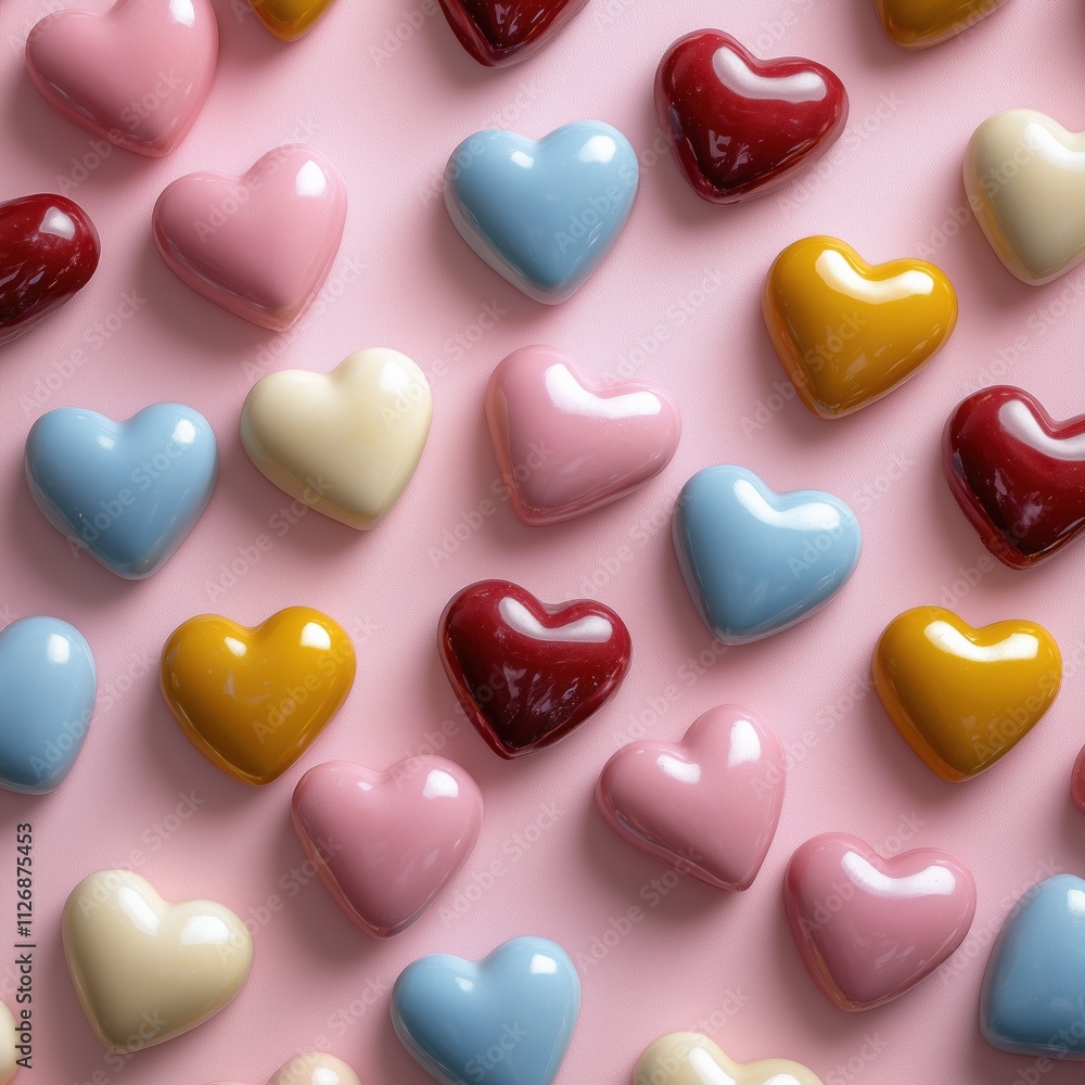 Obraz premium Valentines Day, christmas , candy ,pink