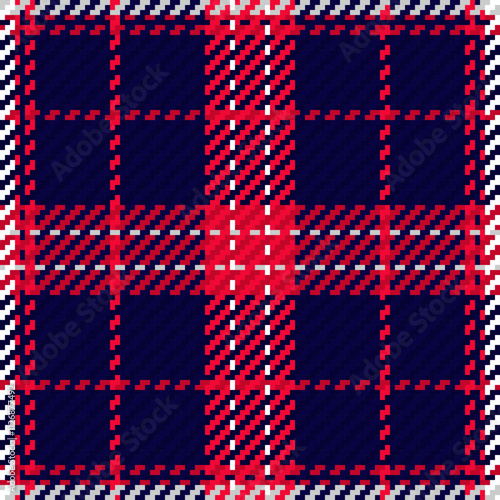 Seamless pattern of scottish tartan plaid. Repeatable background with check fabric texture. Vector backdrop striped textile print.