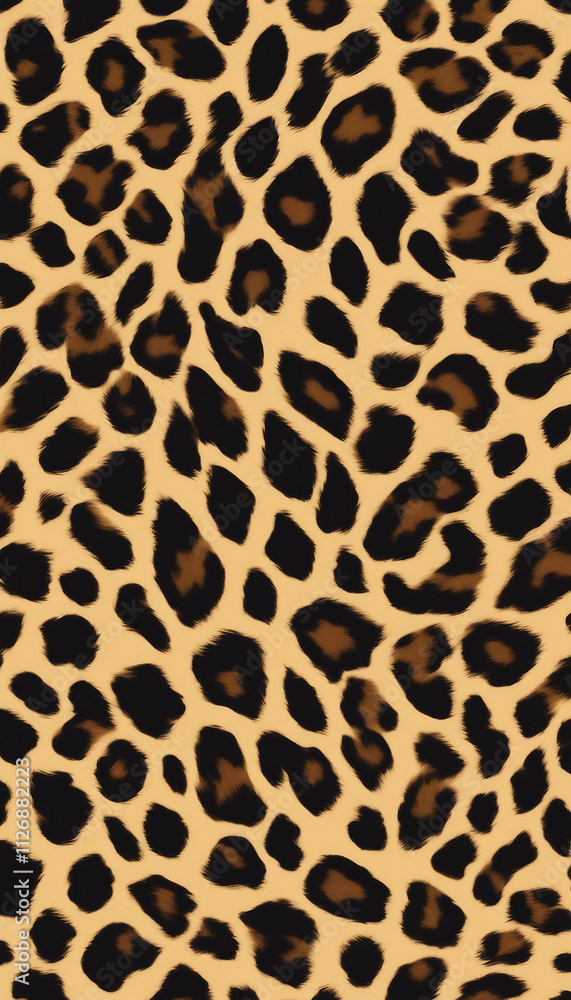 Leopard Cheetah skin seamless pattern vector Stylized Spotted Leopard Skin Background for Fashion Pr Leopard Cheetah skin seamless pattern vector Stylized Spotted Leopard Skin Background for Fashion Pr