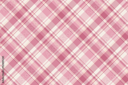 Ireland fabric tartan vector, fall check texture textile. Indian pattern background plaid seamless in light and red colors.