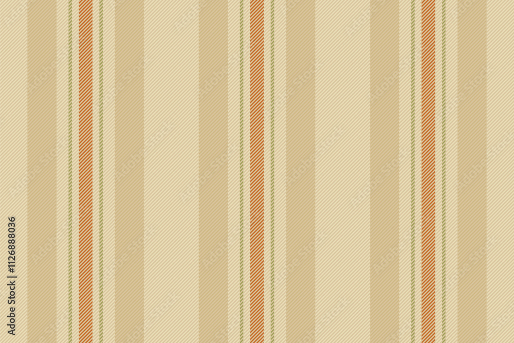 Stationary textile lines fabric, faded stripe vector seamless. Elegant pattern vertical texture background in light and amber colors. Stationary textile lines fabric, faded stripe vector seamless. Elegant pattern vertical texture background in light and amber colors.