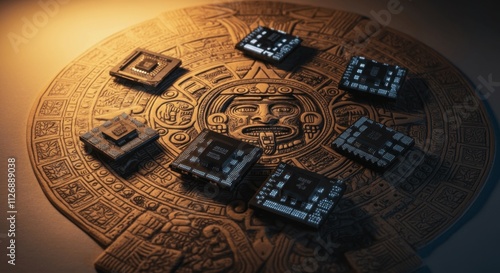 Ancient meets modern: mayan calendar with computer chips