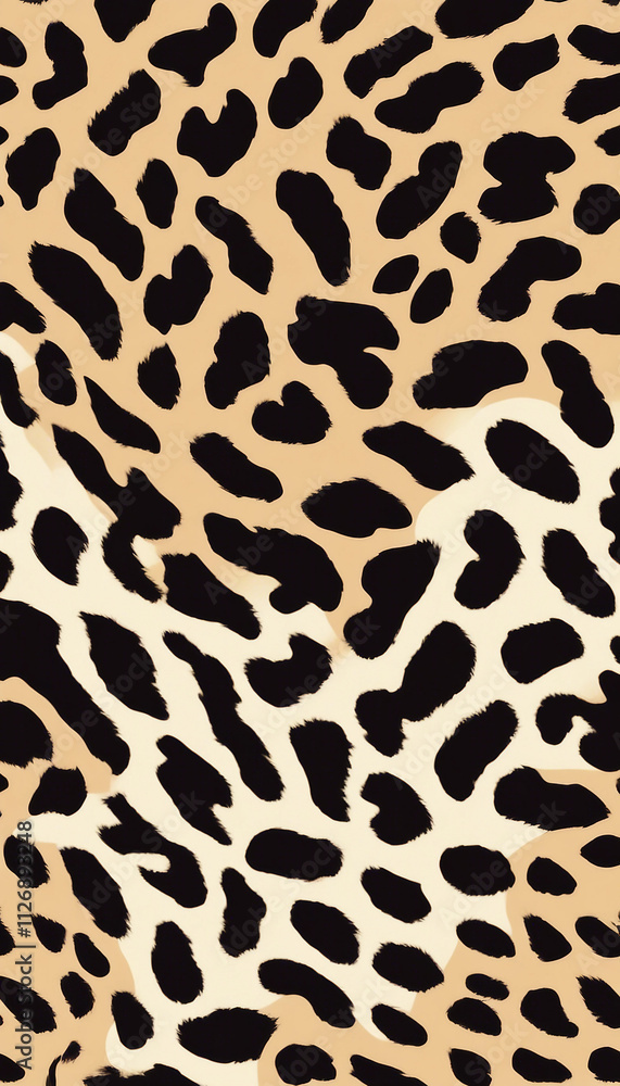 Leopard Cheetah skin seamless pattern vector Stylized Spotted Leopard Skin Background for Fashion Pr Leopard Cheetah skin seamless pattern vector Stylized Spotted Leopard Skin Background for Fashion Pr