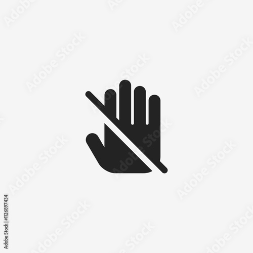 No Touch Symbol
