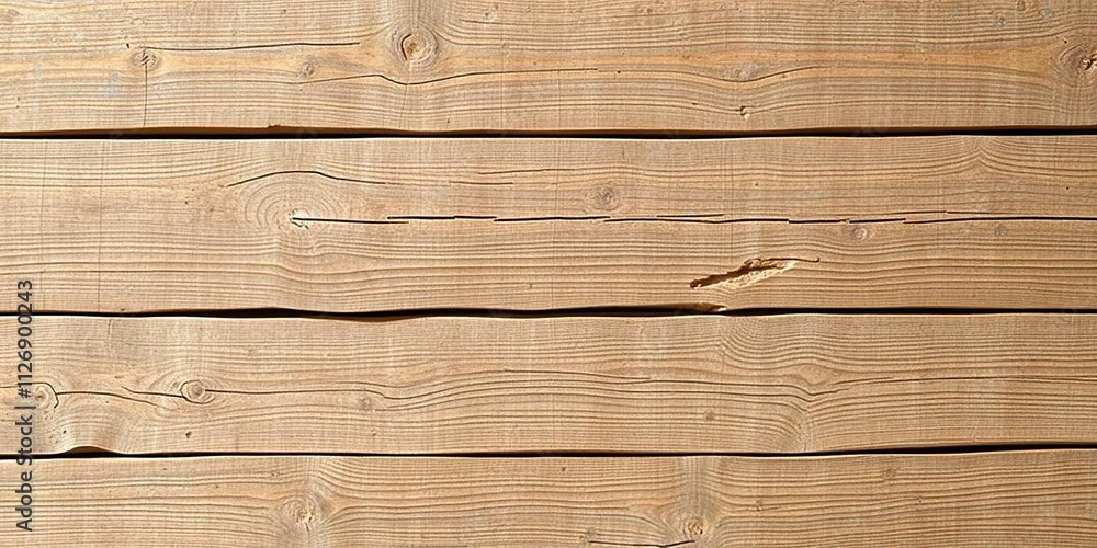 Rustic wooden plank with weathered texture in a horizontal pattern, natural, surface Rustic wooden plank with weathered texture in a horizontal pattern, natural, surface