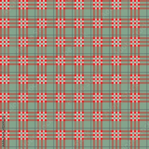 Beautiful tartan seamless pattern design 
