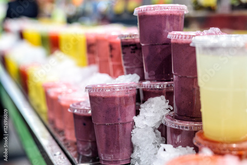 Fresh smoothies on the market