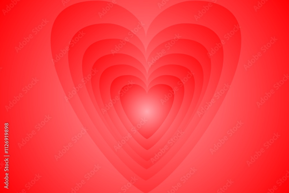 Red gradient heart abstract background,valentine background Red gradient heart abstract background,valentine background