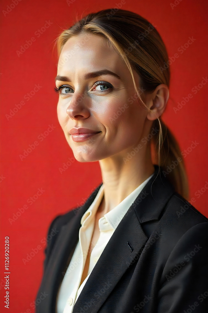 Portrait of a mature woman with dreadlocks looking at the camera with a smile Portrait of a mature woman with dreadlocks looking at the camera with a smile