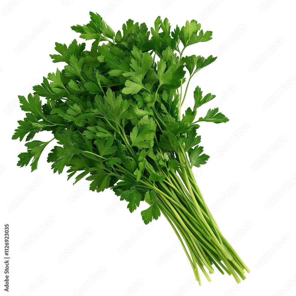 Fresh Parsley Bunch: A Lush Green Delight in Perfect Studio Lighting Fresh Parsley Bunch: A Lush Green Delight in Perfect Studio Lighting