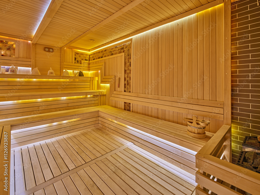 Finnish and Turkish saunas in new interior design Finnish and Turkish saunas in new interior design