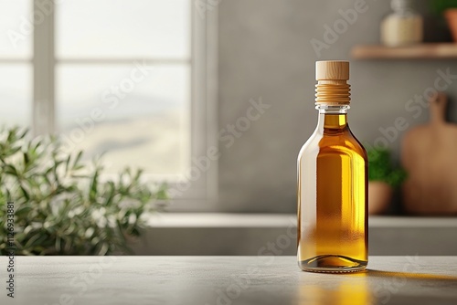 Wallpaper Mural Premium Spanish olive oil in a rustic Mediterranean kitchen with natural sunlight Torontodigital.ca