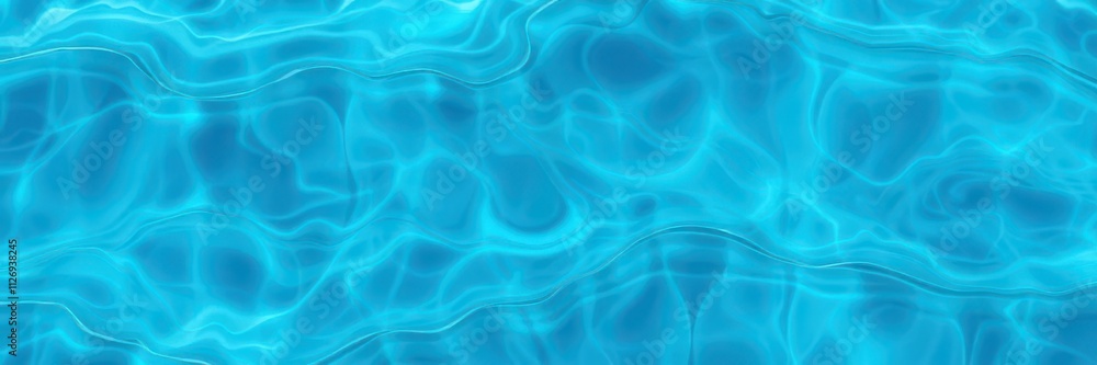 Obraz premium Abstract blue water wave texture background with flowing ripples and swirls, abstract, water, liquid