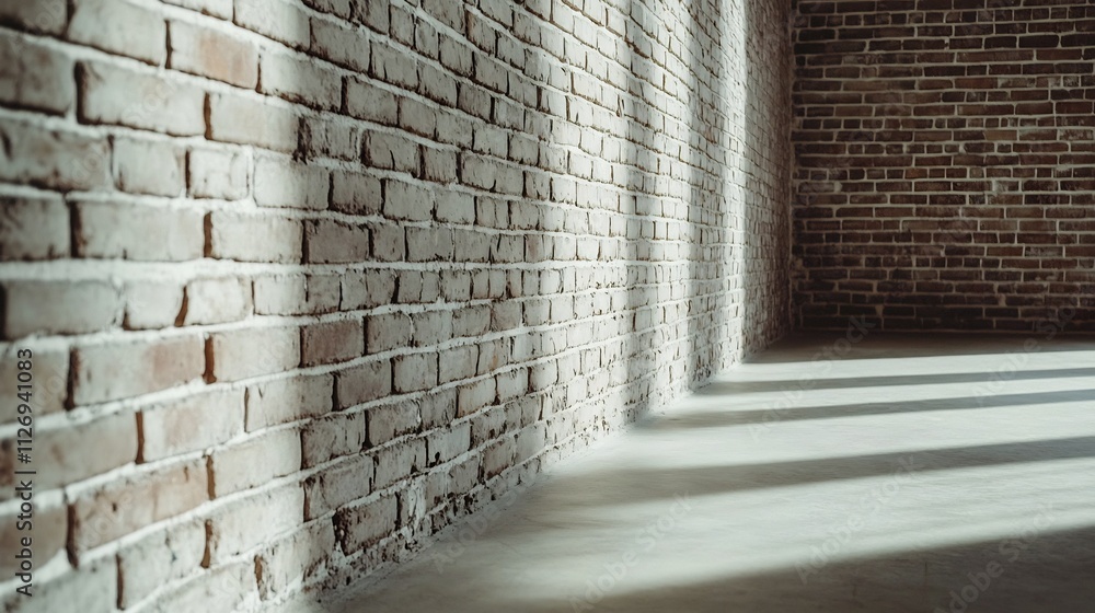 Muted Brick Wall Backdrop with Subtle Textures for Casual Fashion and Urban-Themed Images Muted Brick Wall Backdrop with Subtle Textures for Casual Fashion and Urban-Themed Images