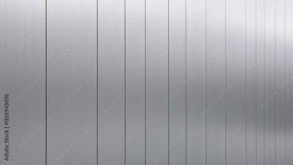 Brushed metal surface creates modern industrial background Brushed metal surface creates modern industrial background