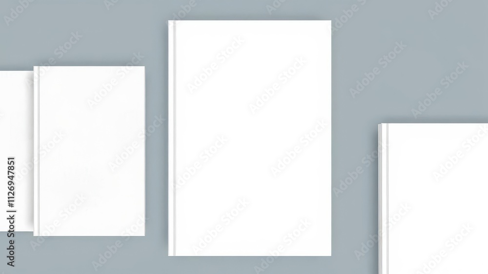 Book cover mockup set in three sizes showcasing a variety of design options, mockup, books, three Book cover mockup set in three sizes showcasing a variety of design options, mockup, books, three