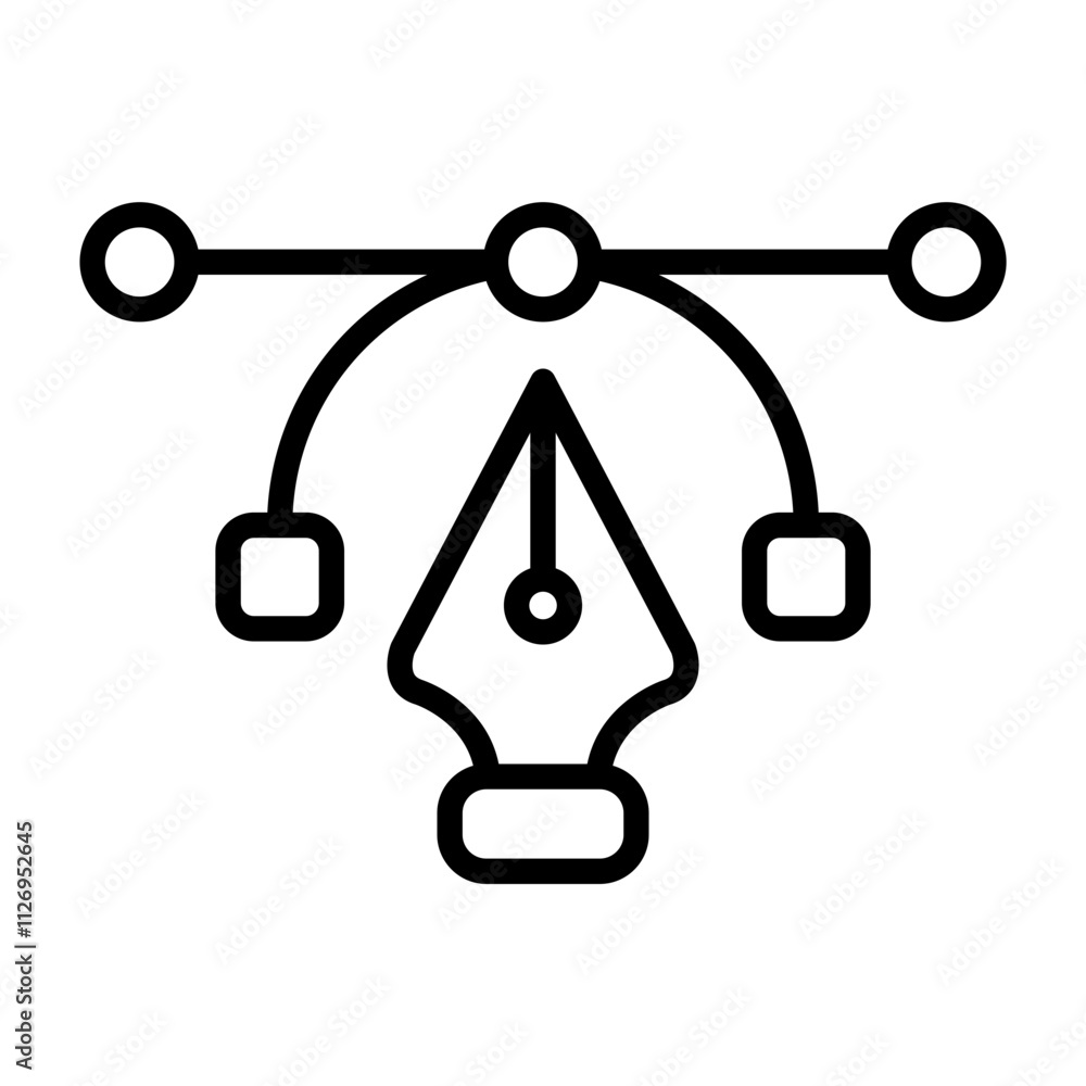 Fotografia Pen Tool Icon