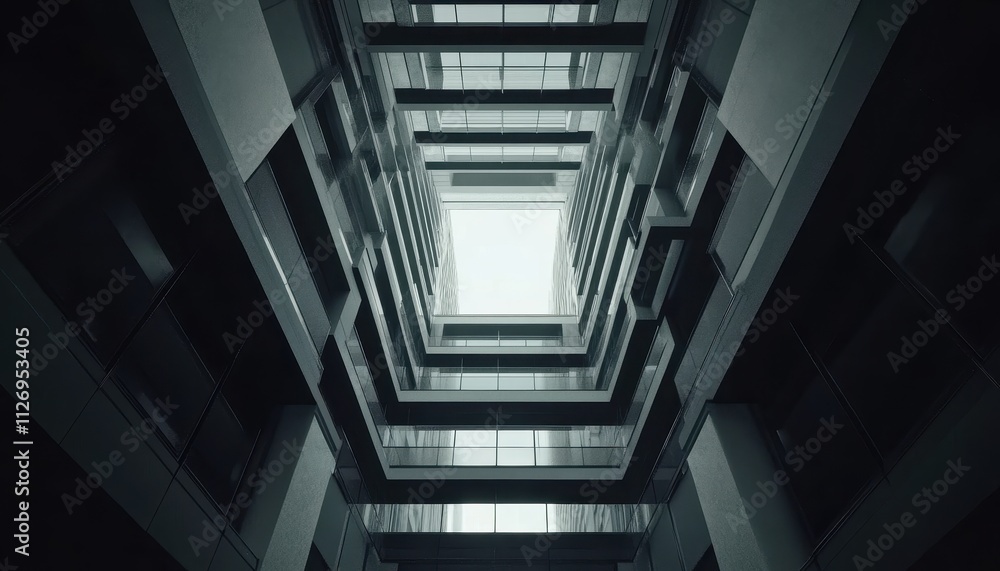 Architectural Symmetry: A Monochrome Perspective Architectural Symmetry: A Monochrome Perspective