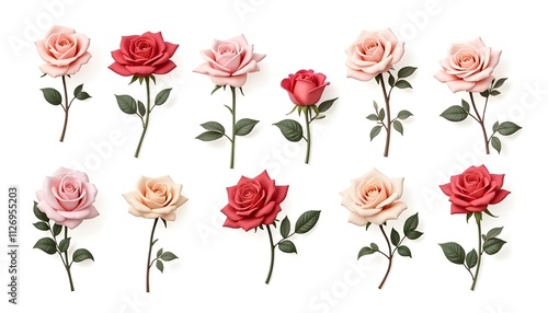 Wallpaper Mural Rose flowers floral background  Torontodigital.ca