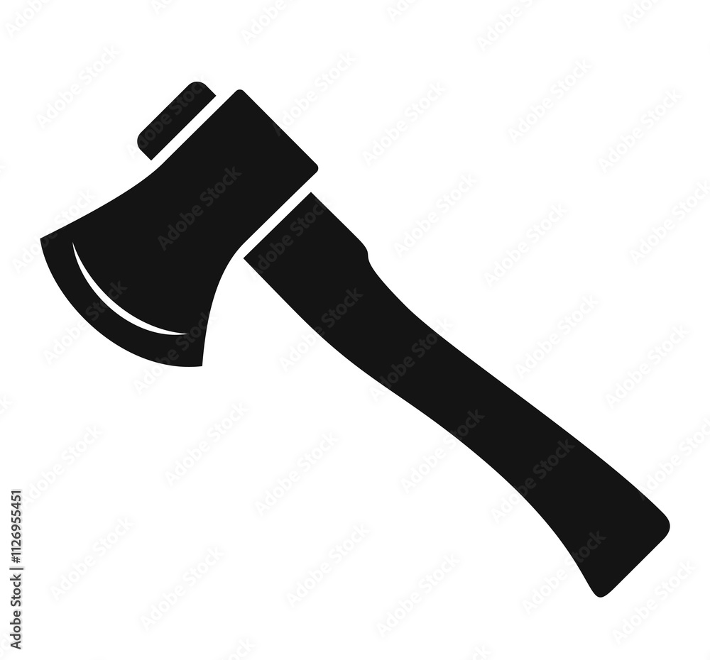 Axe vector silhouette icon Axe vector silhouette icon