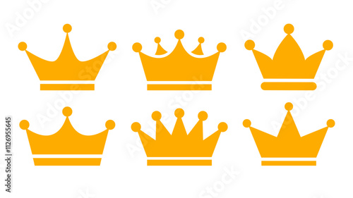 Queen crown vector icon