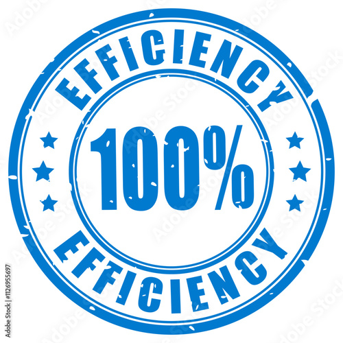 Efficiency ink rubber stamp