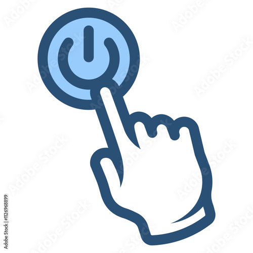 push power button icon