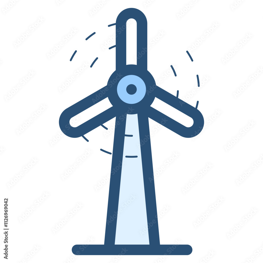 Obraz premium wind power icon