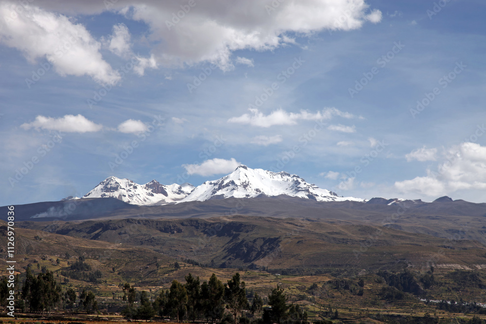 Snow topped peaks near Colca Canyon, Peru
Snow topped peaks near Colca Canyon, Peru