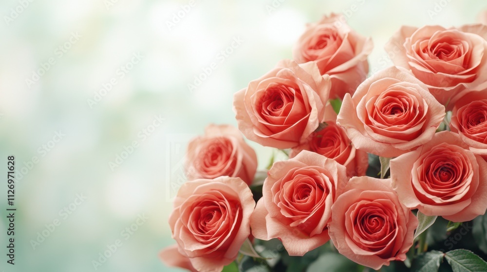 This wallpaper features a top view of natural fresh red roses arranged in a beautiful pattern This wallpaper features a top view of natural fresh red roses arranged in a beautiful pattern