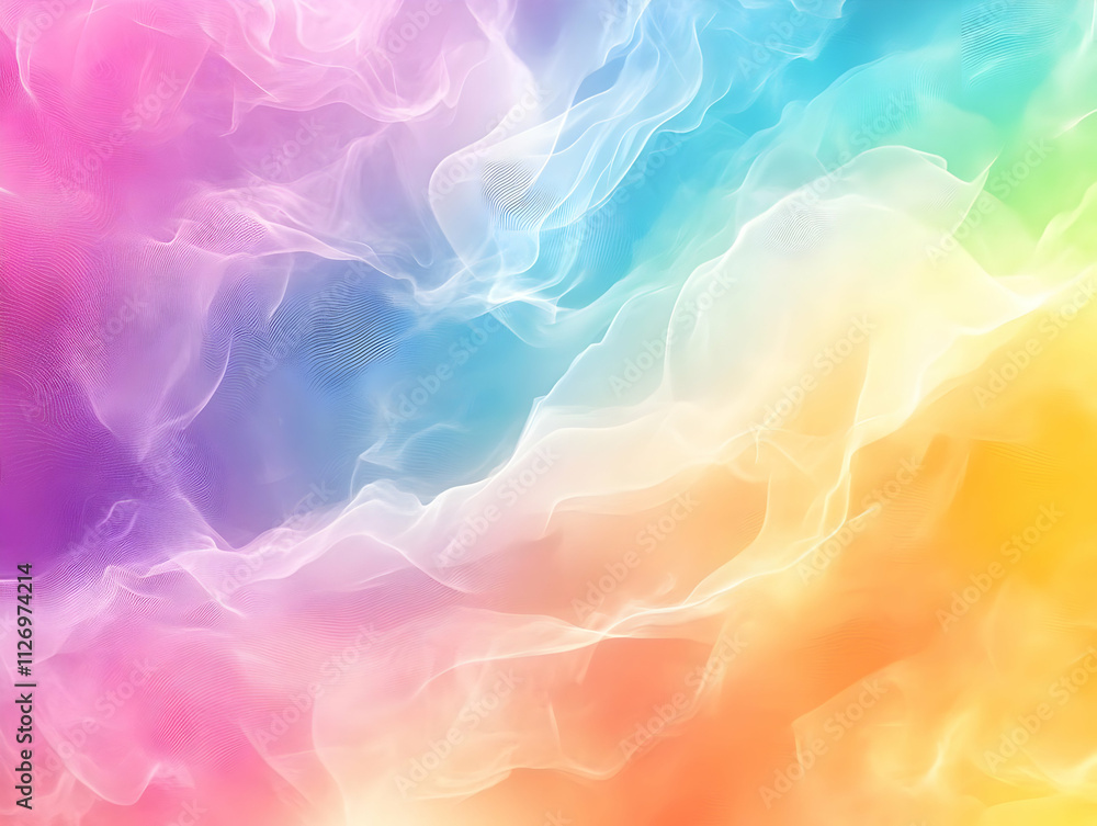 Rainbow Abstract Background Illustration Rainbow Abstract Background Illustration
