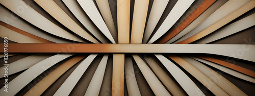 Wallpaper Mural illustrazione sfondo con elementi astratti a tema geometrico surreale Torontodigital.ca