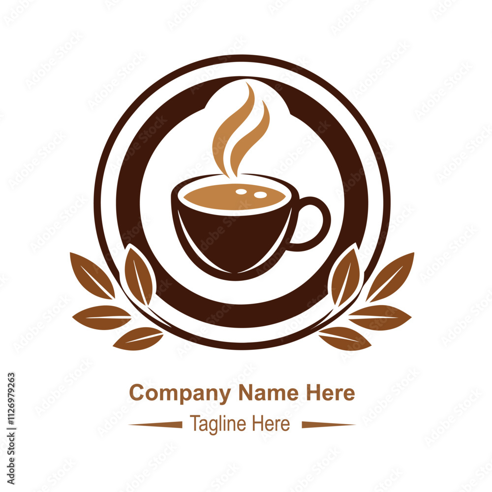 Obraz premium Coffee Shop Logo