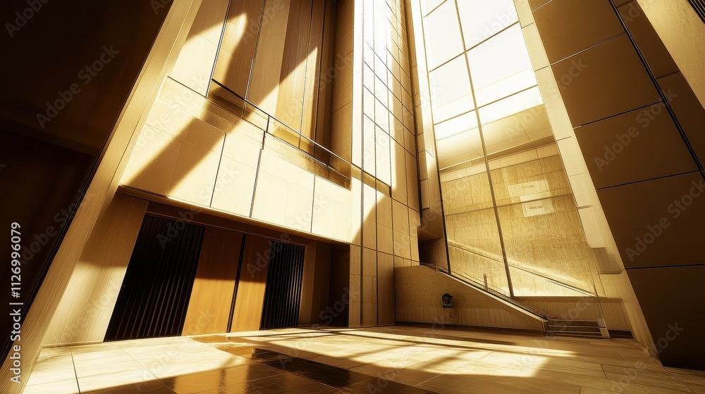 Fototapeta premium Illuminating Cathedral: Architectural Grandeur and Ethereal Light