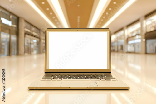 Laptop Mockup 3D Illustration