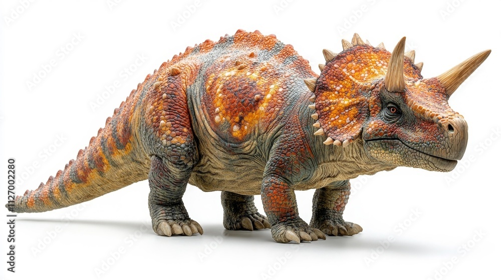 Obraz premium Realistic Dinosaur Model Isolated. Generative AI