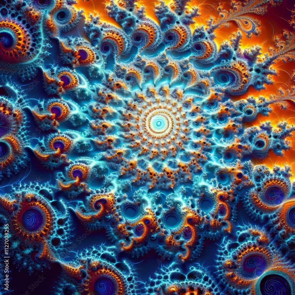 Mandelbrot Set Hologram A fractal generated by a simple mathemat Mandelbrot Set Hologram A fractal generated by a simple mathemat